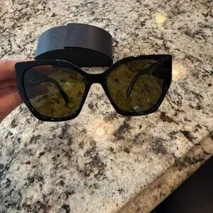 Prada | Accessories | Prada Black And Gold Marble Sunglasses  display picture 1